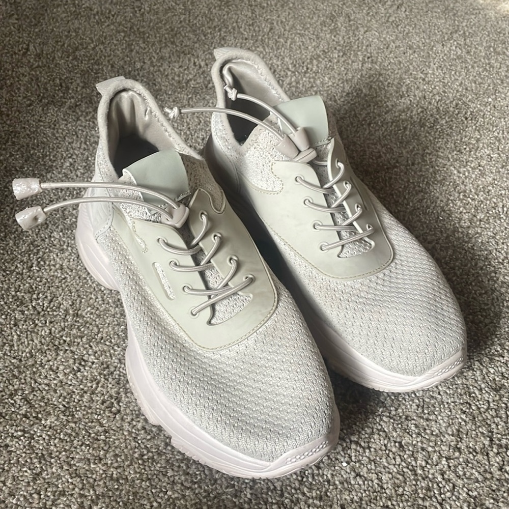 Tan sneakers